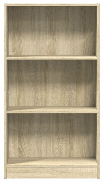 Sonoma tölgy színű szerelt fa könyvespolc 60 x 24 x 109 cm