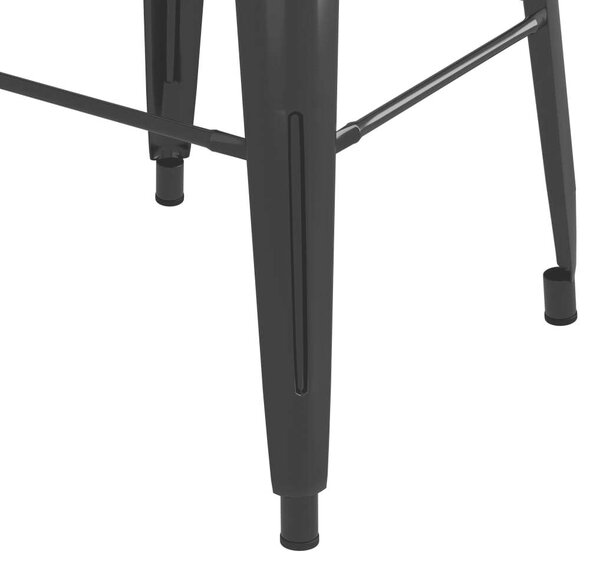 Fém Bárszék - 2 db - Fekete - 77cm