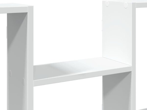 Fehér fali polc 99 x 15 x 60 cm rétegelt fa