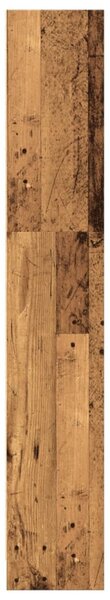 Antik fa színű szerelt fa könyvespolc 80 x 24 x 143 cm