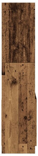 Antik fa színű szerelt fa magasszekrény 63 x 33 x 140 cm
