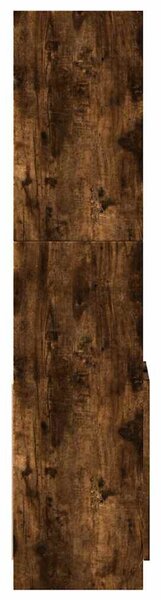 Füstös tölgy színű szerelt fa magasszekrény 92 x 33 x 140 cm
