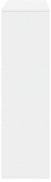 Fehér térelválasztó könyvszekrény 100 x 33 x 115 cm