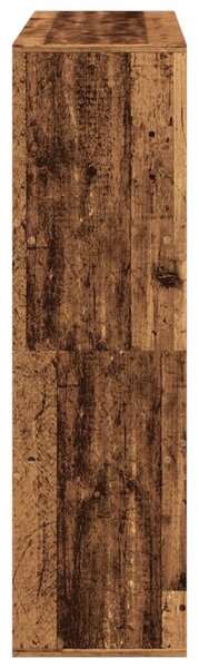 Antik fa színű térelválasztó könyvszekrény 100 x 33 x 115 cm