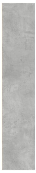 Betonszürke szerelt fa könyvespolc 40 x 30 x 152 cm