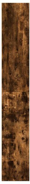 Füstös tölgy színű szerelt fa könyvespolc 60 x 30 x 189 cm