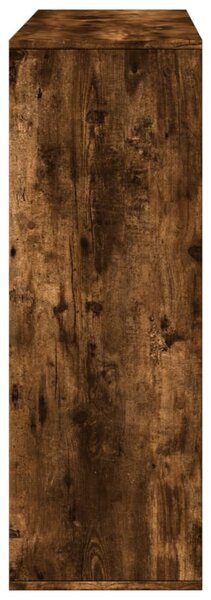 Füstös tölgy színű szerelt fa térelválasztó 100 x 33 x 94,5 cm
