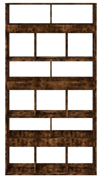 Füstös tölgy színű szerelt fa térelválasztó 100 x 33 x 187,5 cm