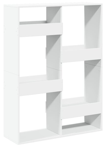 Fehér szerelt fa térelválasztó 100 x 33 x 135 cm