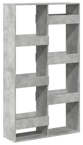 Betonszürke szerelt fa térelválasztó 100 x 33 x 175 cm