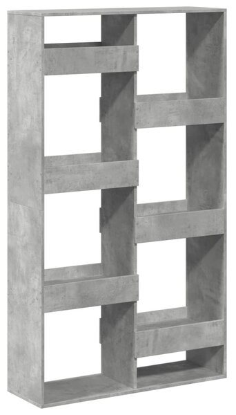 Betonszürke szerelt fa térelválasztó 100 x 33 x 175 cm