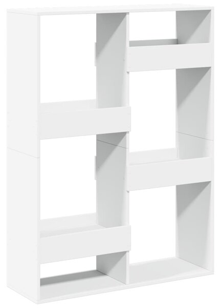 Fehér szerelt fa térelválasztó 100 x 33 x 135 cm