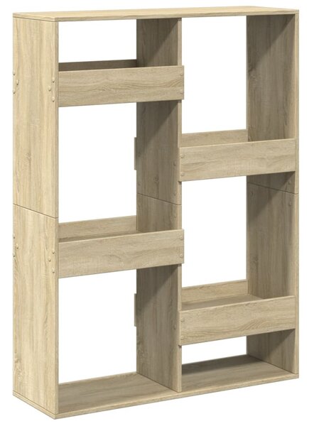 Sonoma tölgy színű szerelt fa térelválasztó 100 x 33 x 135 cm