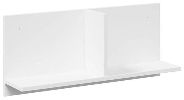 Fehér szerelt fa faliszekrény 70 x 16,5 x 30 cm