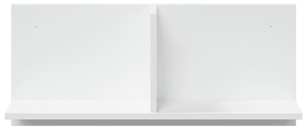Fehér szerelt fa faliszekrény 70 x 16,5 x 30 cm