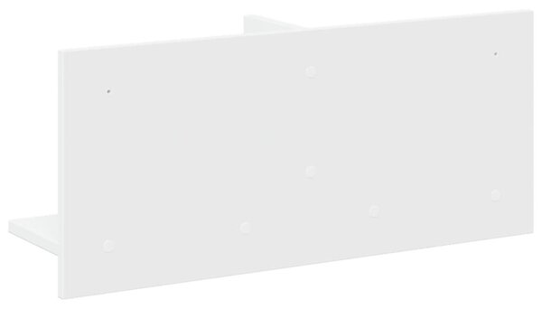 Fehér szerelt fa faliszekrény 70 x 16,5 x 30 cm
