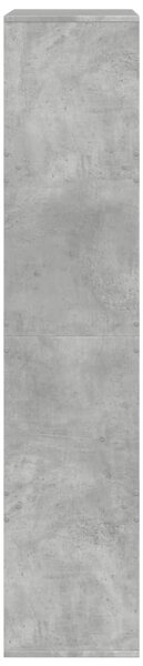 Betonszürke szerelt fa könyvespolc 100 x 33 x 155,5 cm