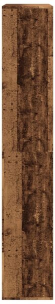 Antik fa színű szerelt fa könyvespolc 100 x 33 x 187,5 cm
