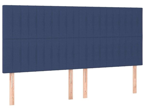VidaXL Kék Ágy Matraccal - 200x200 cm