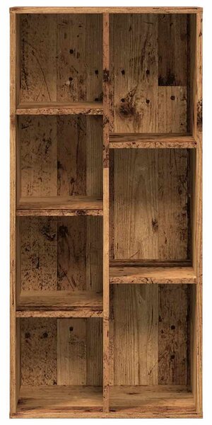 Antik fa színű könyvszekrény 50 x 25 x 104 cm