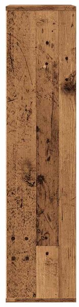 Antik fa színű könyvszekrény 50 x 25 x 104 cm