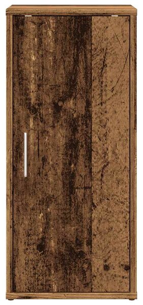 2 db antik fa színű szerelt fa cipősszekrény 32 x 35 x 70 cm