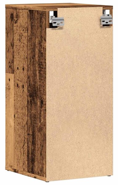 2 db antik fa színű szerelt fa cipősszekrény 32 x 35 x 70 cm