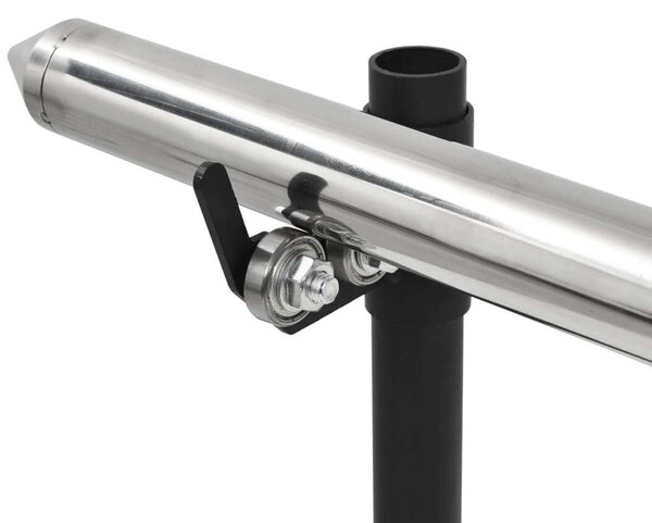 VidaXL Automatikus Grillsütő - Rozsdamentes Acél - 207x45x83cm