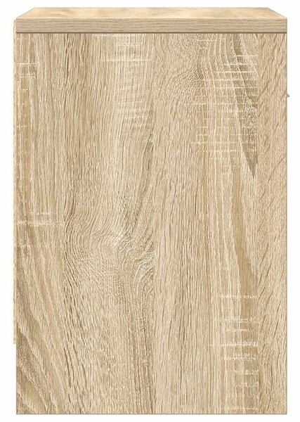 2 db sonoma tölgy színű éjjeliszekrény fiókkal 39x28x41 cm