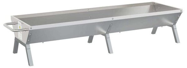 VidaXL Automatikus Grillsütő - Rozsdamentes Acél - 207x45x83cm