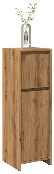 VidaXL fürdőszobai szekrény kézműves tölgy 30x30x95 cm műszaki fa