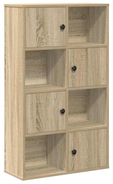 Sonoma tölgy színű szerelt fa könyvespolc 60x24x101,5 cm