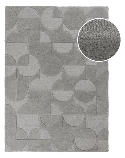 Gigi szürke gyapjú szőnyeg, 120 x 170 cm - Flair Rugs