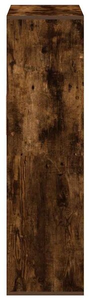 Könyvszekrény füstös tölgy 66x31x112 cm szerelt fa