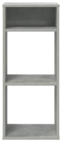 Könyvszekrény betonszürke 34x31x80 cm szerelt fa