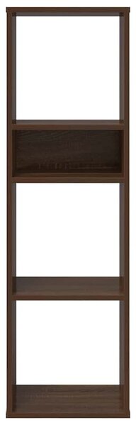 Könyvszekrény barna tölgy 34x31x112 cm szerelt fa