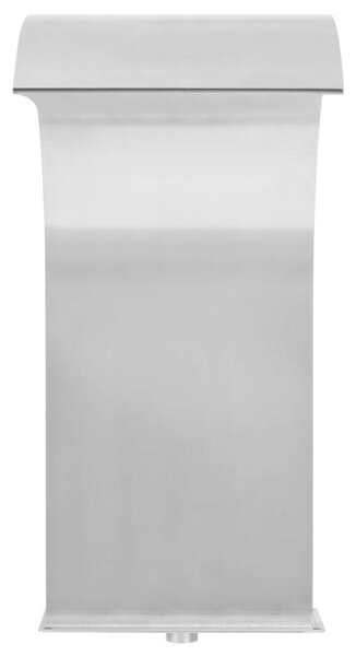 VidaXL ezüstszínű rozsdamentes acél medence-szökőkút 45 x 30 x 65 cm