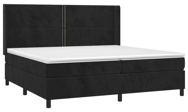 VidaXL Luxus Bársony Ágy - 200x200 cm LED-del