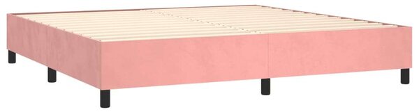 VidaXL Bársony Ágy LED-del - 200x200 cm
