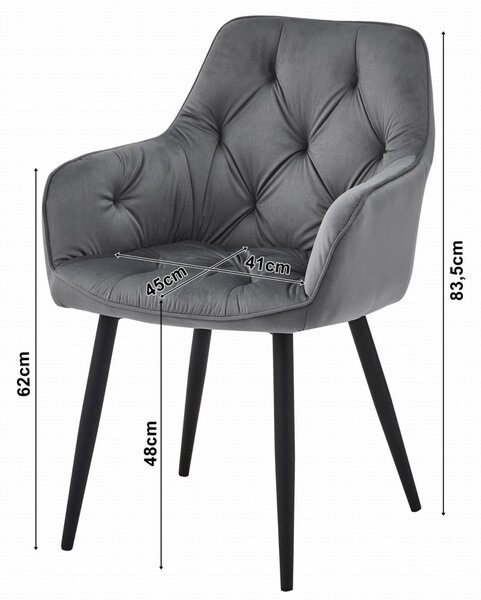 JORK VELVET bézs étkezőszék