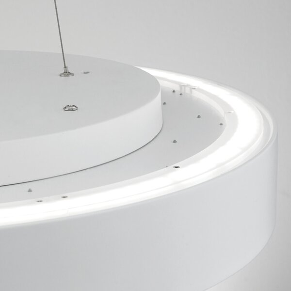 VARIO modern CCT LED függőlámpa , fehér, 3300lm