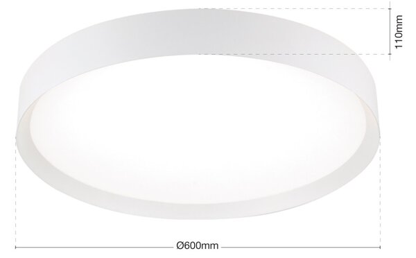 VARIO modern CCT LED mennyezeti lámpa , fehér, 3300lm