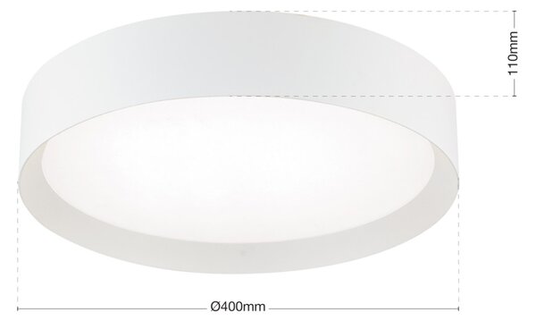 VARIO modern CCT LED mennyezeti lámpa , fehér, 2500lm