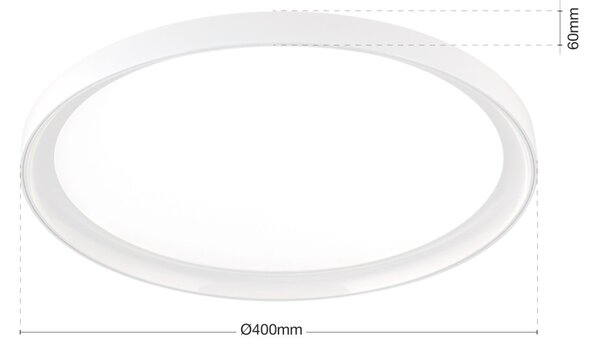 GAMMA modern CCT LED mennyezeti lámpa , fehér, 3260lm