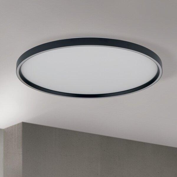 MASCA modern CCT LED mennyezeti lámpa , matt fekete, 3770lm