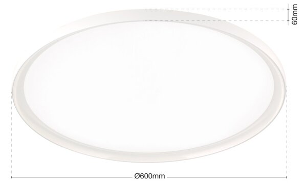 GAMMA modern CCT LED mennyezeti lámpa , fehér, 5400lm