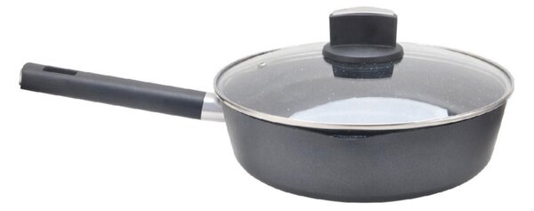 Zilan ZLN0874 Spotty Chef magasfalú serpenyő fedővel, 24 cm, 2,4 literes, tapadásmentes bevonat