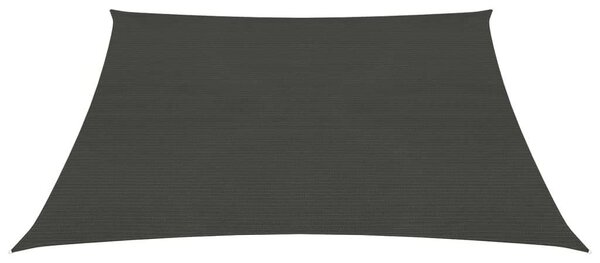 VidaXL HDPE napvitorla 160 g/m² 7 x 7 m, antracitszürke