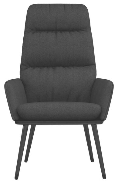VidaXL Fekete Szövet Pihenőfotel - 70x77x98 cm