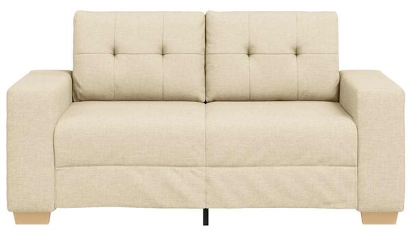 Kétszemélyes kanapé Krém 160 cm szövet